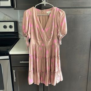 Ted Baker Pink and Beige Dress